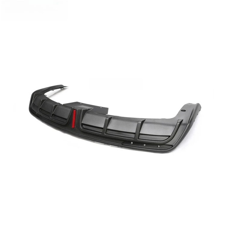 Dry Carbon Fiber Rear Diffuser for Model S 2021+  Rear Bumper Lip Diffuser